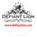 Defiant Lion Logo Sticker