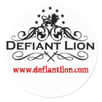 Defiant Lion Logo Sticker by Defiant_Lion Defiant Lion Logo Sticker