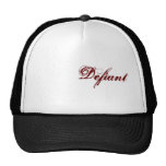 Defiant hats