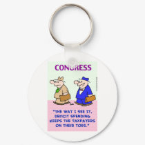 deficit spending taxpayers on toes keychains