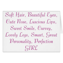 Define Girl Greeting Cards