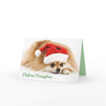Define Naughty Christmas card by DoggieAvenue Define Naughty Christmas card