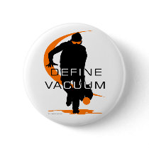 Define vacuum Orange Fielder Softball Pinback Button