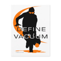 Define vacuum Orange Fielder Softball postcards by DT_Studios Define vacuum Orange Fielder Softball postcards