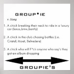 DEFINICIÓN DE UN GROUPIE IMPRESIONES