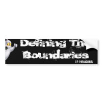 Defining The Boundaries - Bumper Sticker bumper stickers