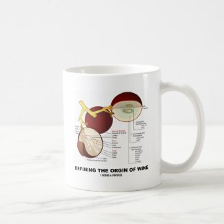 Defining The Origin Of Wine (Wine Grape Berry) Coffee Mug