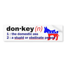 Definition - Donkey bumper stickers by sgtgizmo Definition - Donkey bumper stickers