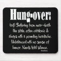 Definition Hung-over mousepads