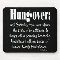 Definition Hung-over mousepads by FracturedTees Definition Hung-over mousepads