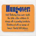 Definition Hung-over mousepads
