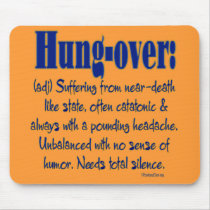 Definition Hung-over mousepads