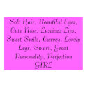 Definition of a girl posters