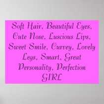 Definition of a girl print