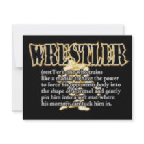 Definition of a Wrestler Personalized Announcement