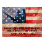 Definition of Courage Army Men postcards