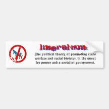 Definition of Liberalism Bumper Sticker