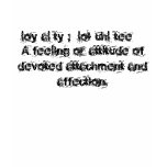 Definition of Loyalty t-shirts