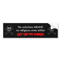 definition of NO bumper stickers