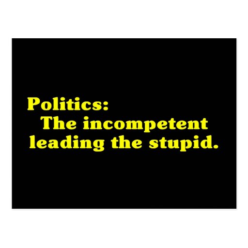 Definition of Politics Postcard Zazzle