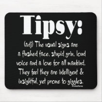 Definition Tipsy mousepads by FracturedTees Definition Tipsy mousepads