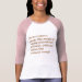 Ladies 3/4 Sleeve Raglan (Fitted)