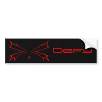 Defy for your car bumper sticker