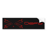 Defy for your car bumper sticker