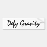 Defy Gravity Bumper Stickers