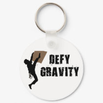 Defy Gravity keychains by sports_tshirts Defy Gravity keychains