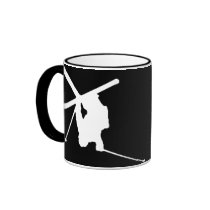 Defy Gravity - Ski Mug by superatomik Defy Gravity - Ski Mug