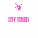 Defy Gravity - Ski T-Shirt by superatomik Defy Gravity - Ski T-Shirt