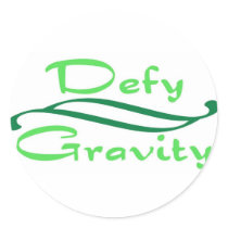Defy Gravity stickers