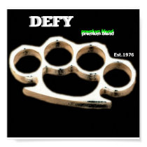 Defy Poster "knuckles" posters by soupofmine Defy Poster "knuckles" posters