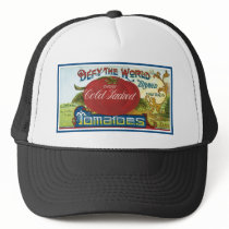 Defy the World Brand Tomatoes hats by vintagegiftmall Defy the World Brand Tomatoes hats