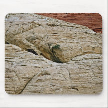 DEFYING THE ODDS, TREE BETWEEN DESERT ROCKS MOUSEPADS