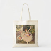 Degas Ballerina with a Bouquet of Flowers Tote Bag