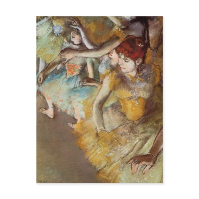 Degas Ballet Dancers on the Stage Postcard