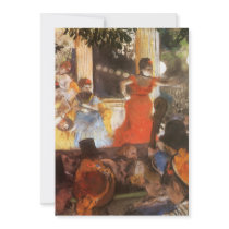 Degas' Cafe Concert at Les Ambassadeurs invitations