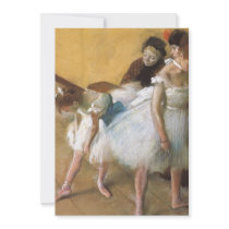 Degas' Dance Examination invitations by MasterpieceCafe Degas' Dance Examination invitations