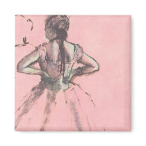 Degas' Dancer Viewed from the Back magnets by MasterpieceCafe Degas' Dancer Viewed from the Back magnets