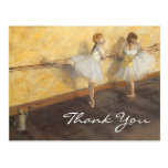 Degas' Dancers Practicing Postcard