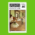 Degas Dancing Class Postage Stamp