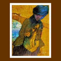 Degas Fine Art Poster Print -  Mary Cassatt  & Dog posters