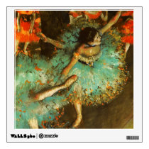 Degas Green Dancer Ballet Impressionist Wall Decals
