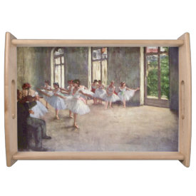 Degas' Rehearsal on Stage Serving Platters