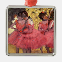Degas - The Pink Dancers Ornament