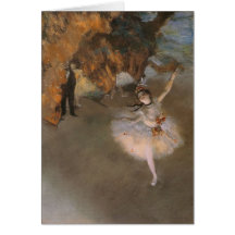 Degas The Star Greeting Cards