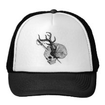 Degradations Antler Skull Hat