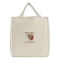 Deja Moo embroidered bags
